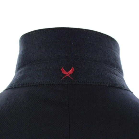 Cardinal of Canada NWT 100% Wool Sport Coat Size 43L US In Solid Navy Blue